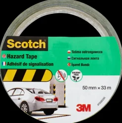 Scotch® Markeringstape Sort/Gul 50 mm x 33 meter