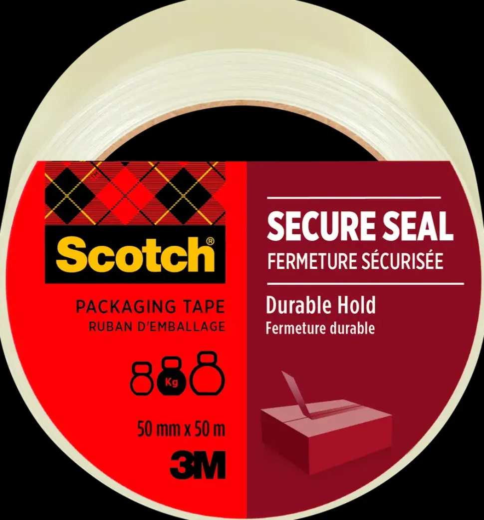 Scotch® Secure Seal pakketape 50 mm x 50 meter
