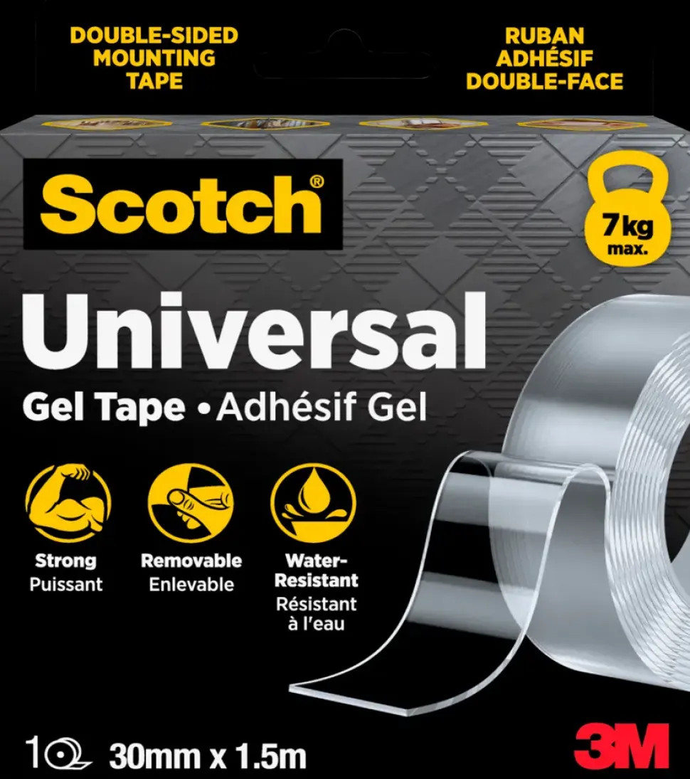 Scotch® Universal Gel Tape Transparent 30 mm x 1,5 meter