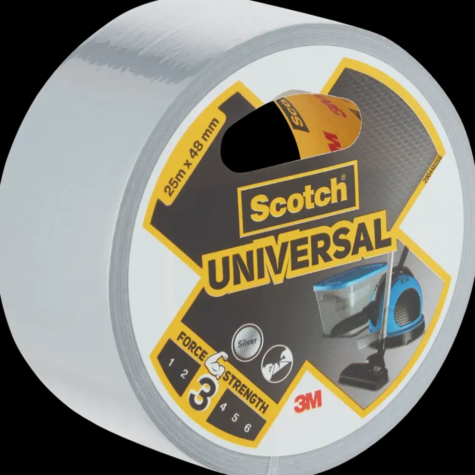 Scotch® Universal Lærredstape Sølv 48 mm x 25 meter