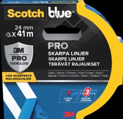 ScotchBlue™ PRO Afdækningstape 24 mm x 41 meter