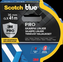 ScotchBlue™ PRO Afdækningstape 36 mm x 41 meter
