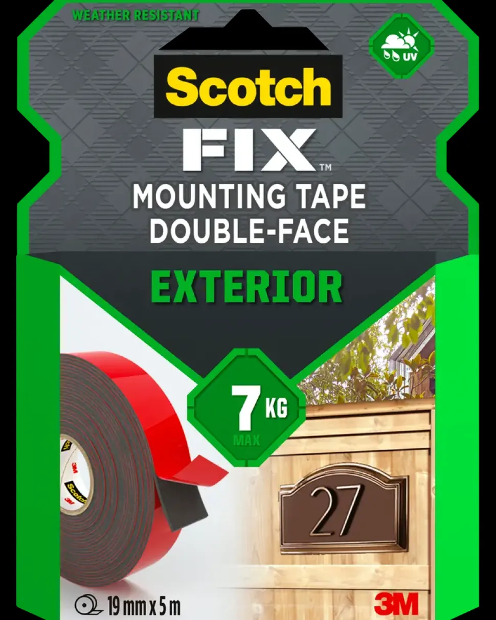 Scotch-FIX™ Dobbeltklæbende UDE 19 mm x 5 meter