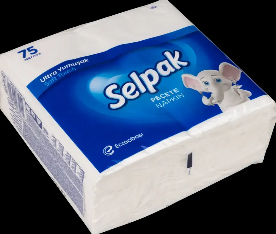 Selpak Servietter hvid 75 stk.