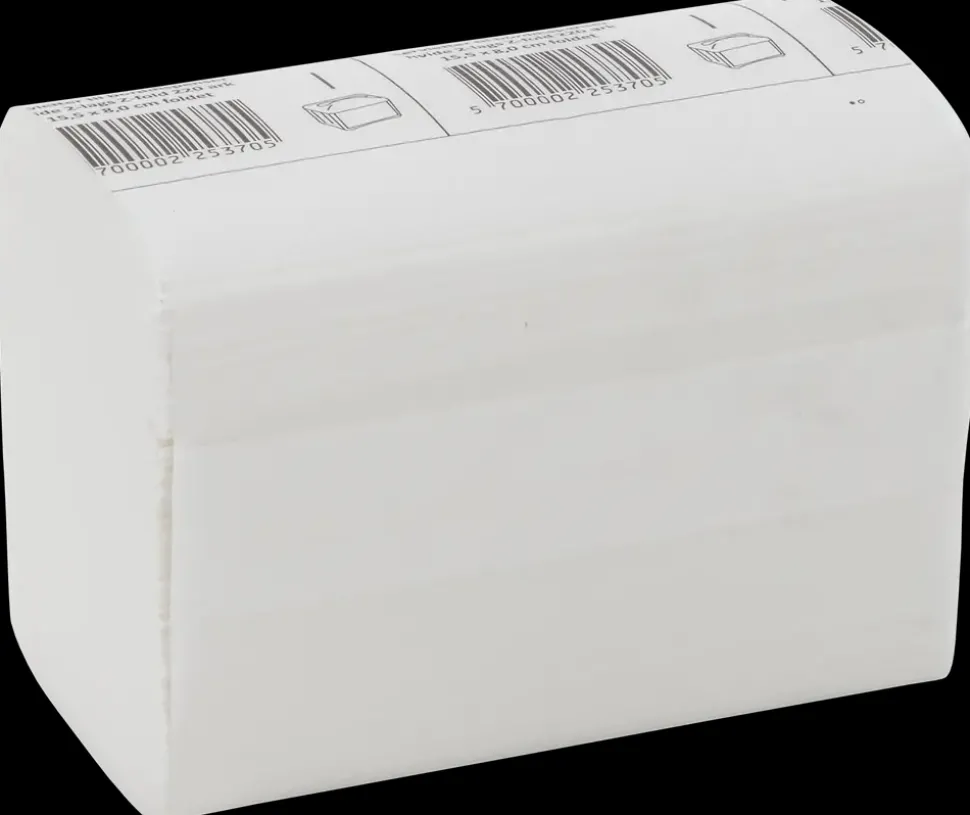Servietter til borddispenser 220 ark 15,5 x 8 cm