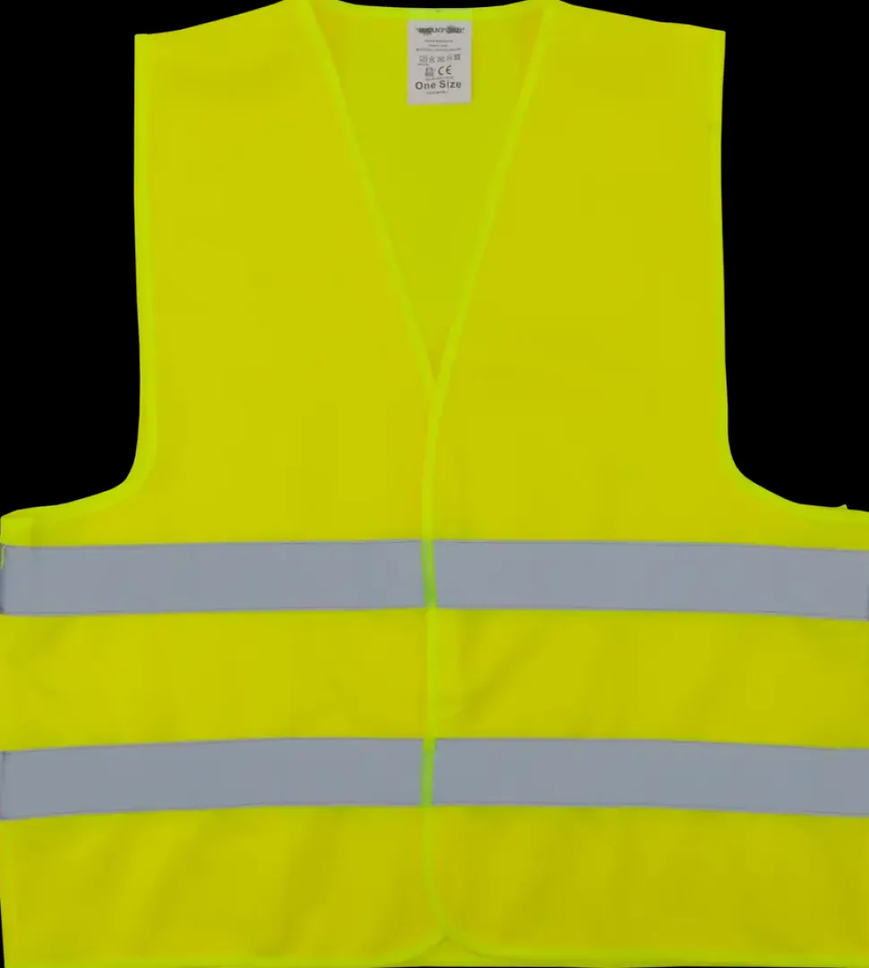Sikkerhedsvest Onesize - gul