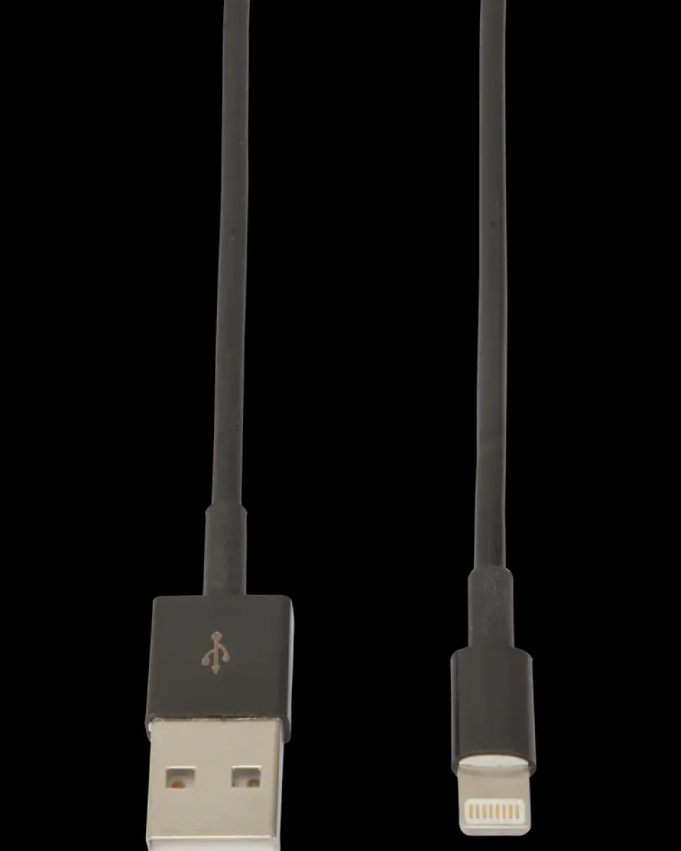 SINOX Lightningkabel 1 meter - sort