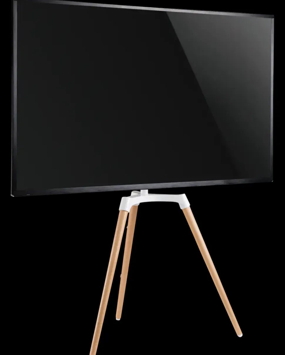 SINOX TV stander 50"-65" - bøg/hvid