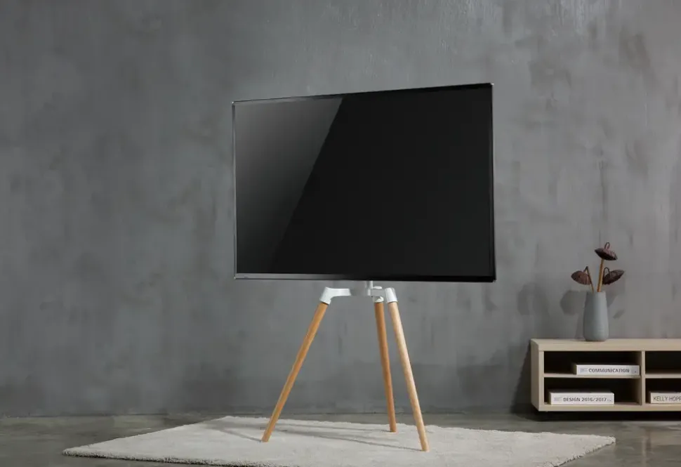 SINOX TV stander 50"-65" - bøg/hvid