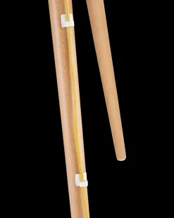 SINOX TV stander 50"-65" - mørkt træ/sort