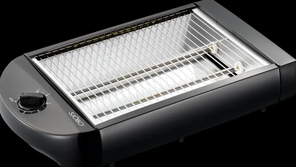 SJÖBO Brødrister flad - 600 W