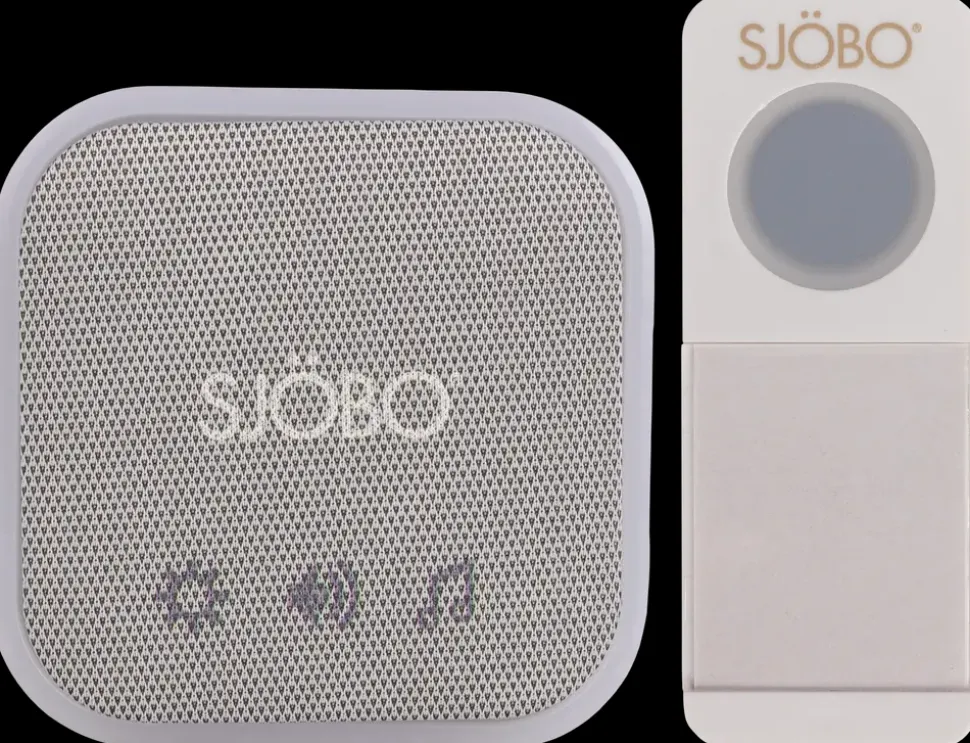 SJÖBO Dørklokke trådløs plug-in med RGB lys
