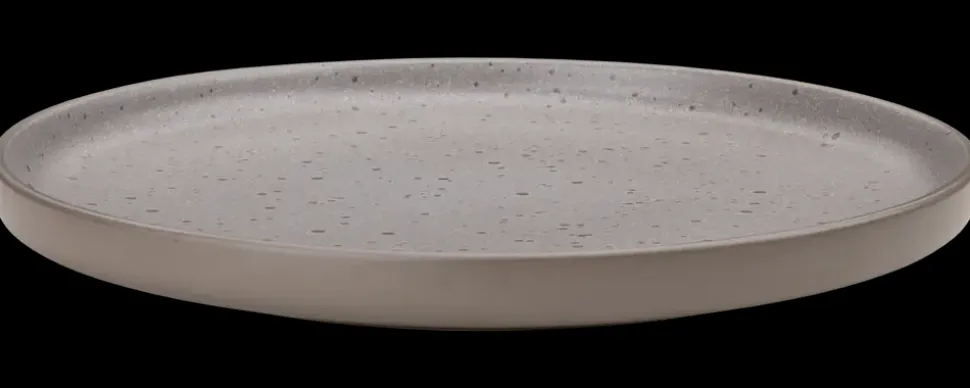 SJÖBO Tallerken stentøj Ø26 cm - brun