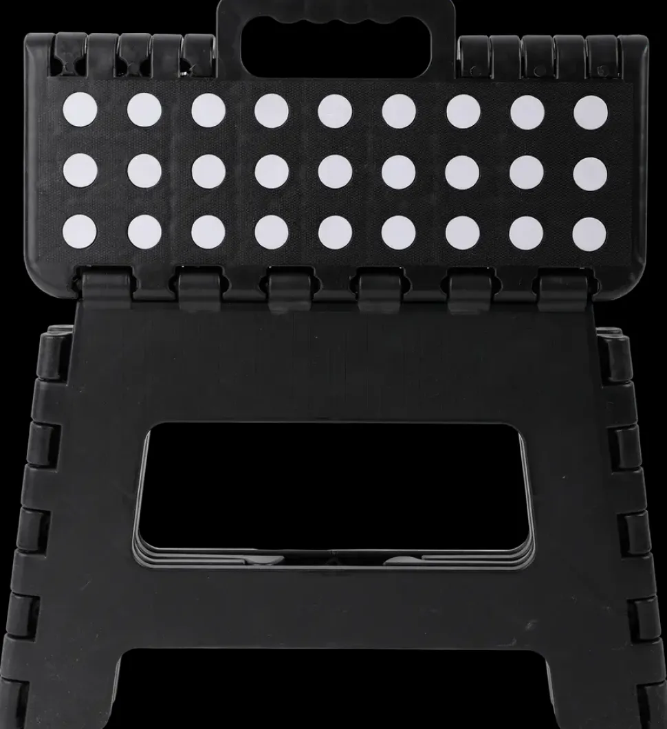 Skammel foldbar H. 22 cm - Sort