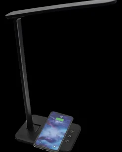 Skrivebordslampe med Qi oplader