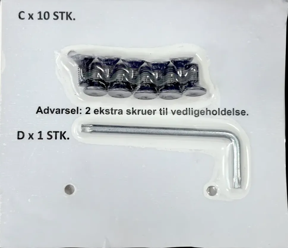 Skruesæt til havebænk 41902