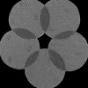 Slibenet mesh Ø125 mm K80 5-pak