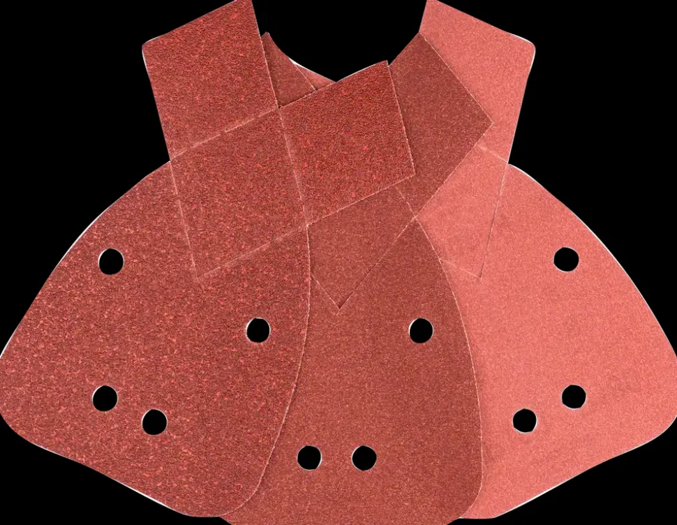 Slibepapir 95 x 135 mm K80-180 - 6 stk.