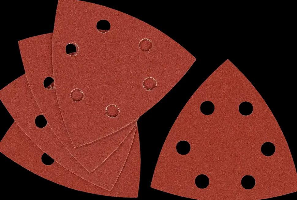 Slibepapir trekant K180 5 stk.