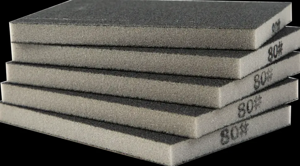 Slibesvamp 5-pak 150 x 100 mm K80