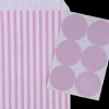 Slikpose med label 6-pak - Pink