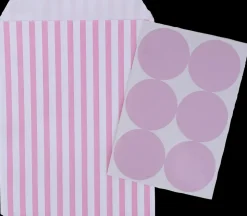 Slikpose med label 6-pak - Pink
