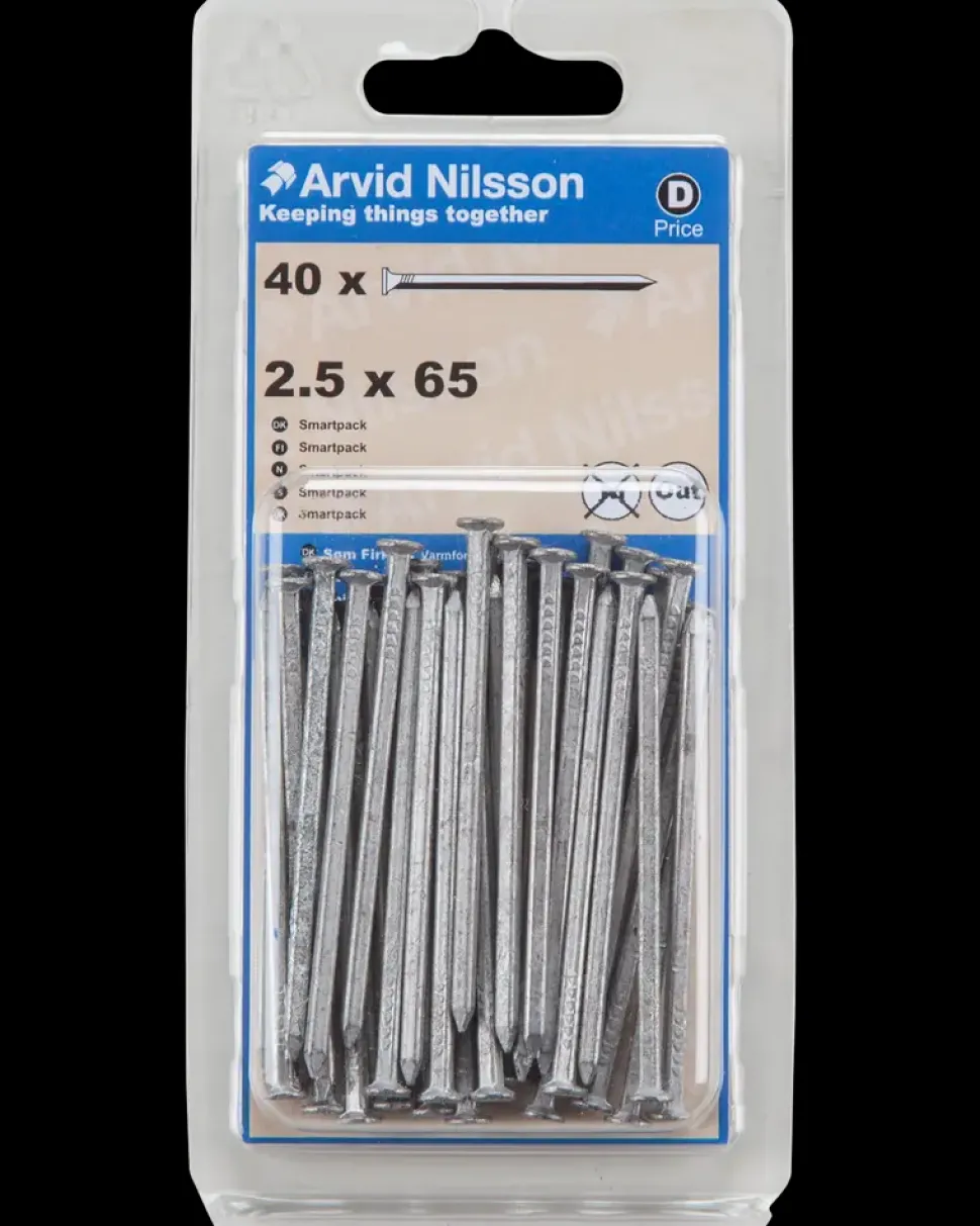 Søm firkantet 2,5 x 65 mm 40-pak