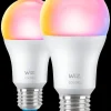 Smart LED-pære 7W E27 A60 - 2-pak