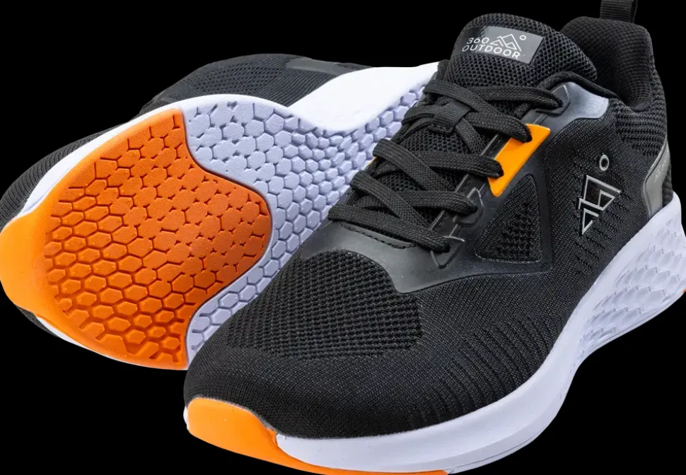 Sneakers sort/orange