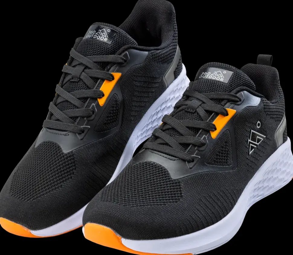 Sneakers sort/orange