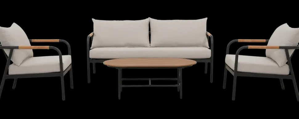 Sofasæt 4 dele - med pude