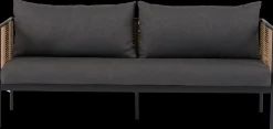 Sofasæt NANA 4 dele - Sort/grå