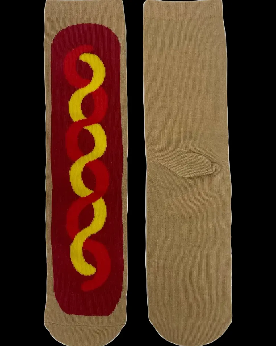 Sokker med madmotiver, Hotdog