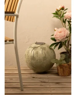 Solcellelanterne rund - blade