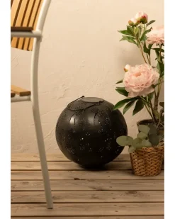 Solcellelanterne rund - blade
