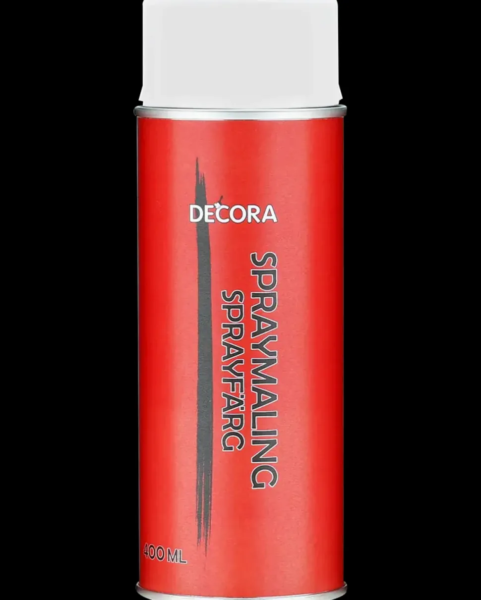 Spraymaling Mat hvid