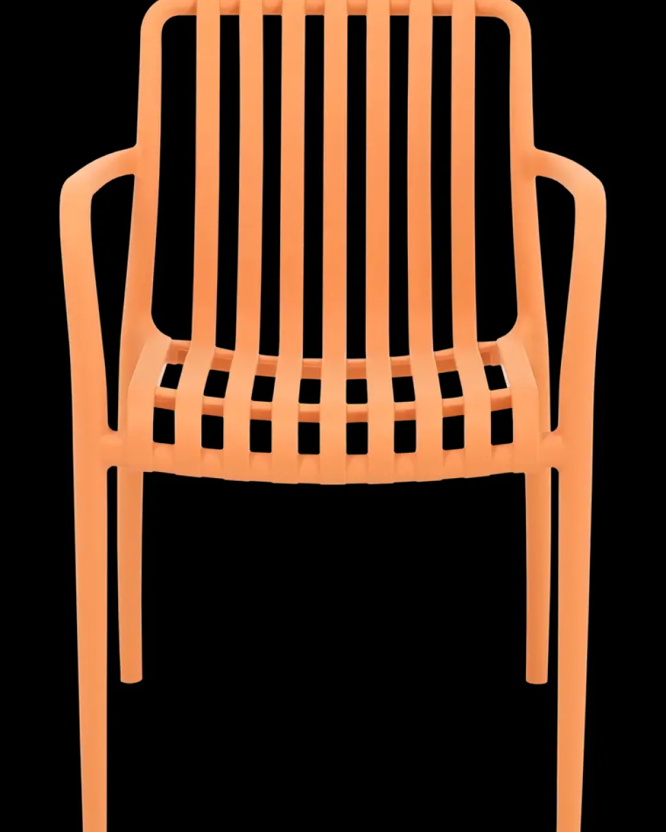 Stabelstol Milano - Lys orange