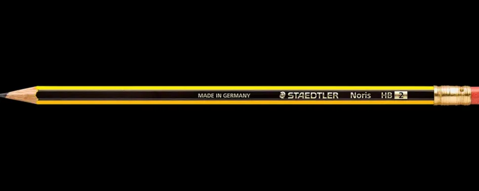 Staedtler Blyant Noris HB med viskelæder 3-pak