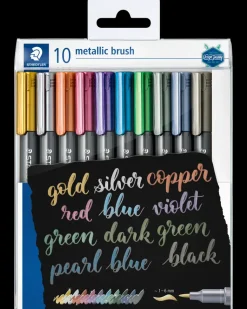 Staedtler Brush metallic 10-pak