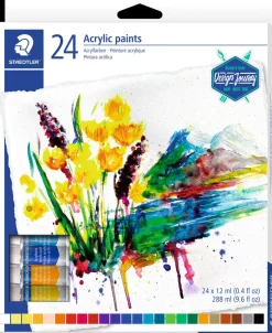 Staedtler Design Journey Akrylmaling 24-pak 12 ml