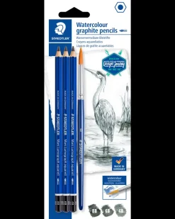 Staedtler Design Journey Akvarel graphite 4 dele