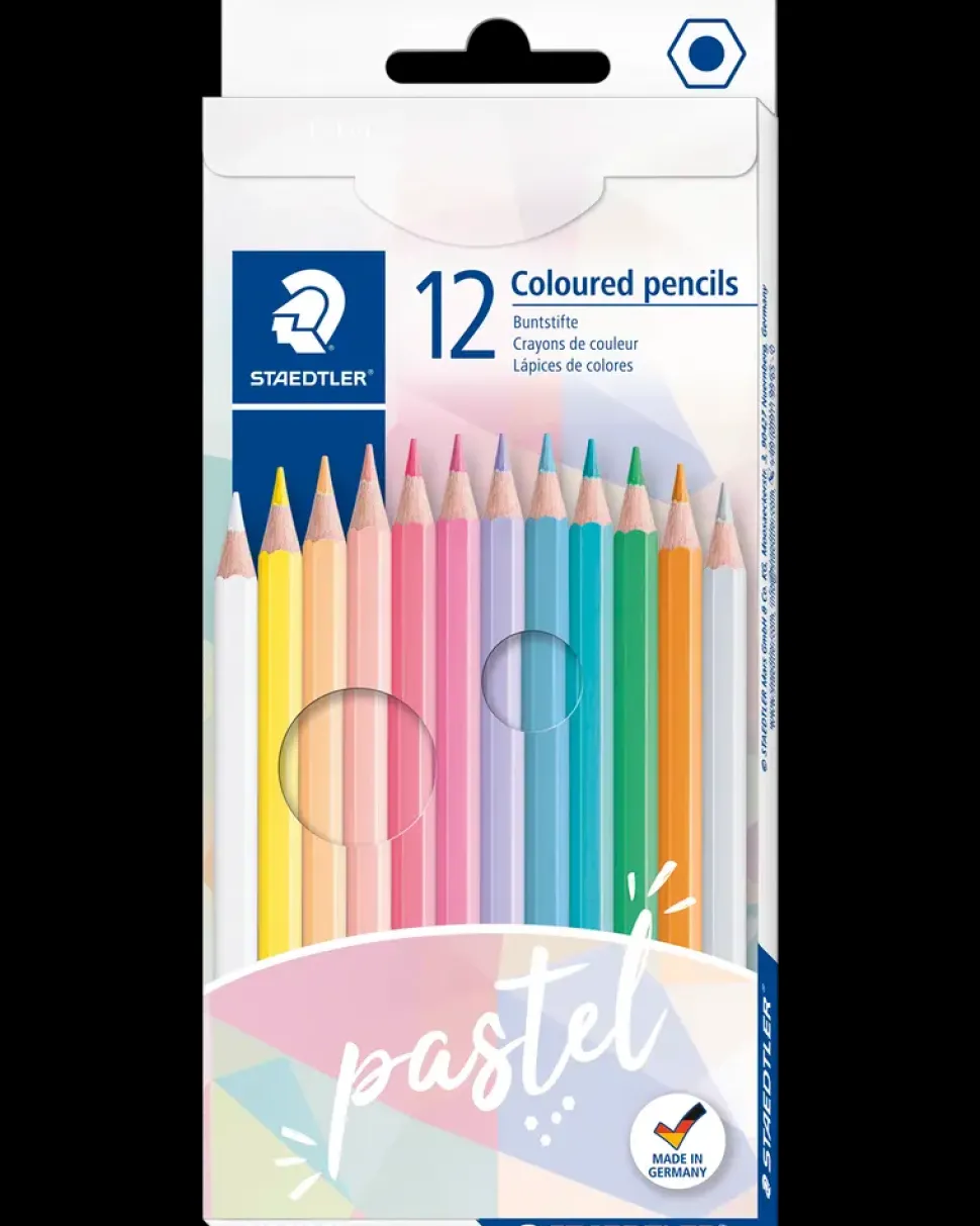 Staedtler Farveblyant pastel 12-pak