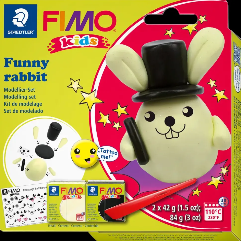 Staedtler FIMO kids Modellervoks kanin