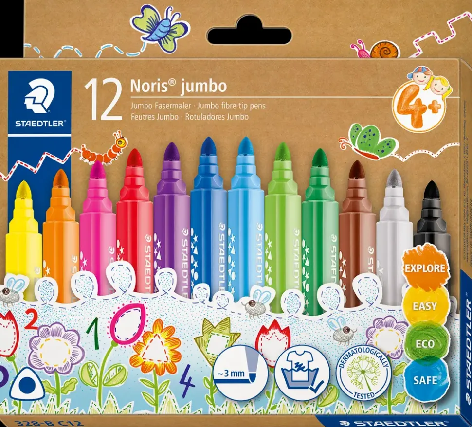 Staedtler Noris Jumbotusser 12-pak