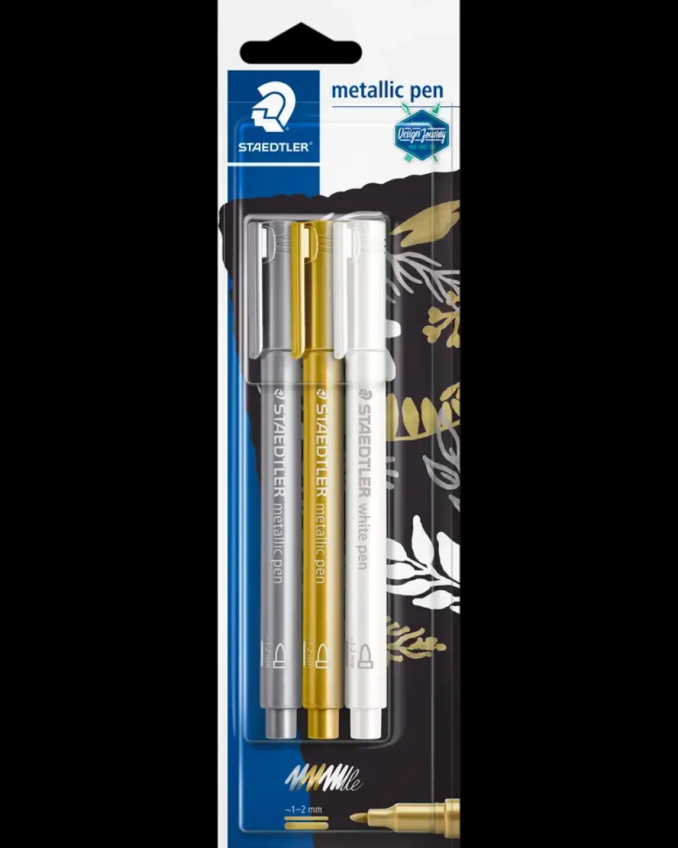 Staedtler Pen metallic 3-pak