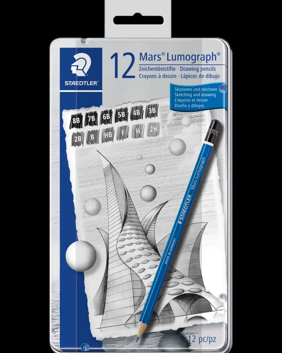 Staedtler Tegneblyant Lumograph Mars 12-pak
