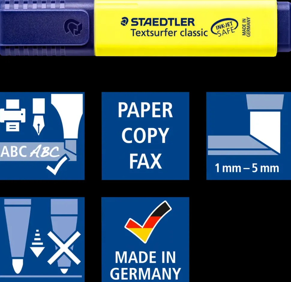 Staedtler Textsurfer Highlighter Classic - gul