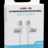 STEVISON USB-C til USB-C kabel 2 m