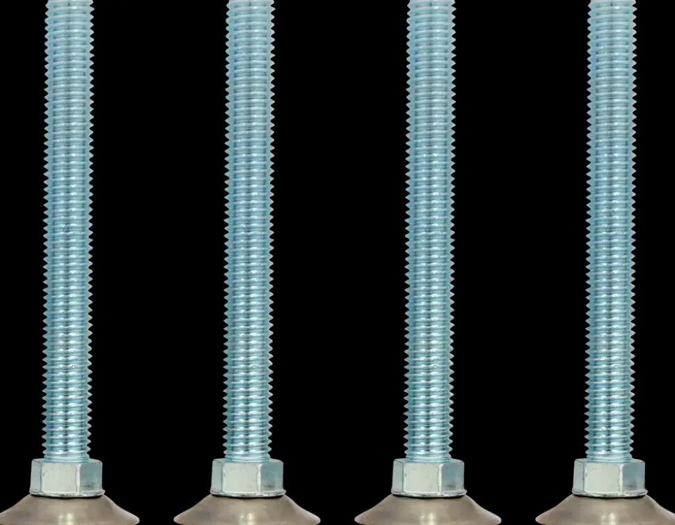 Stilleskruer til bordben 4 stk - 115 mm