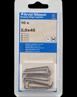 Stålhage hærdet Ø2 x 40 mm 10pk